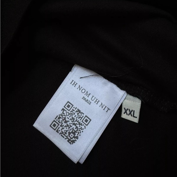 IH NOM UH NIT Paris Runway Division Printed T-Shirt In Black Sz XL - Picture 9 of 9
